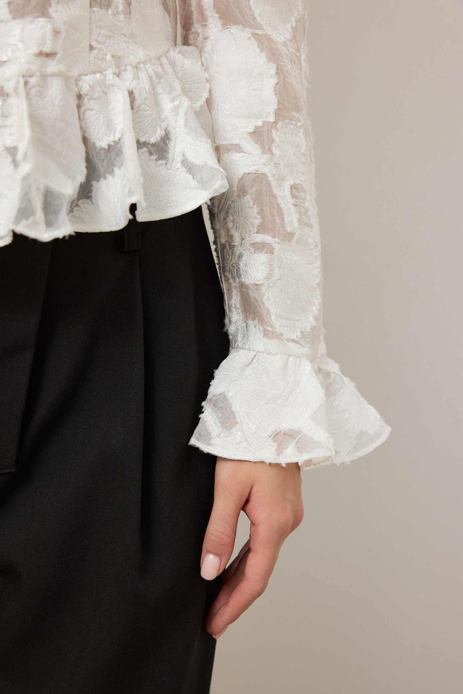 Блуза (M (44RU), белый). Избражение № 6