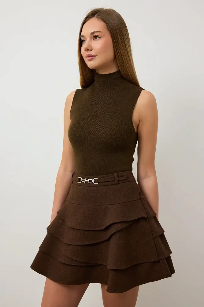 Юбка  (M (44RU), коричневый). Изображение № 2