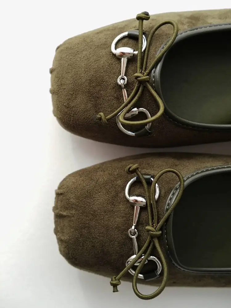 балетки (38, болотный). Изображение № 2