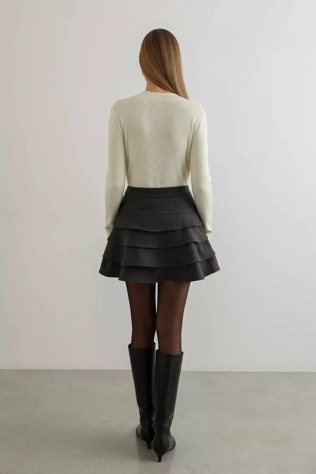 Юбка  (M (44RU) серый). Избражение № 4