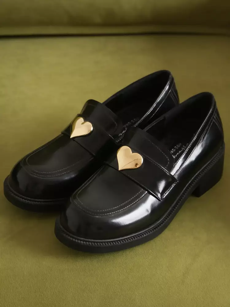 лоферы (39, чёрный). Изображение № 2