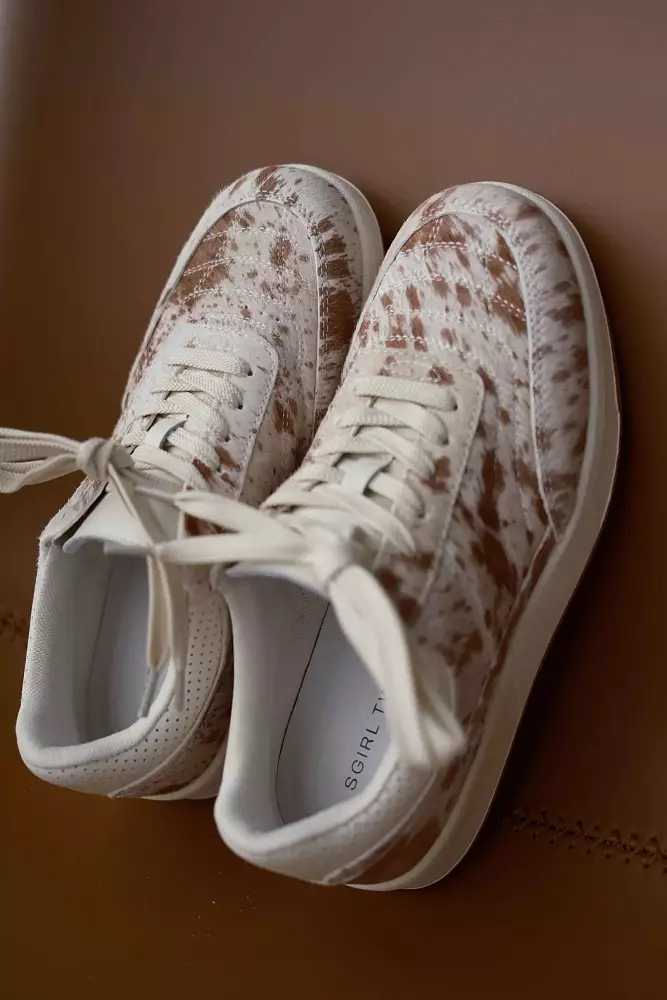 Кроссовки (37, бежевый). Изображение № 2