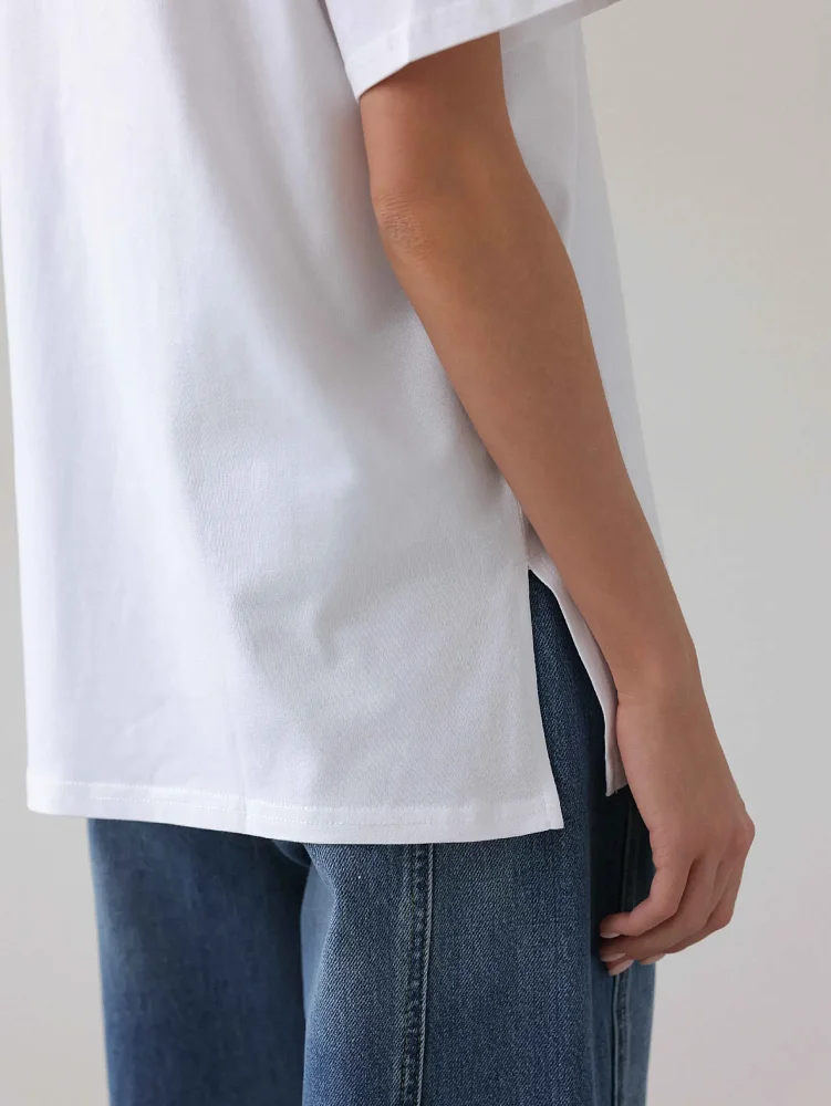 футболка (onesize (42-46RU), белый). Изображение № 5