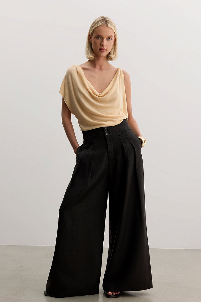 Топ (onesize (42-46RU), бежевый). Изображение № 3
