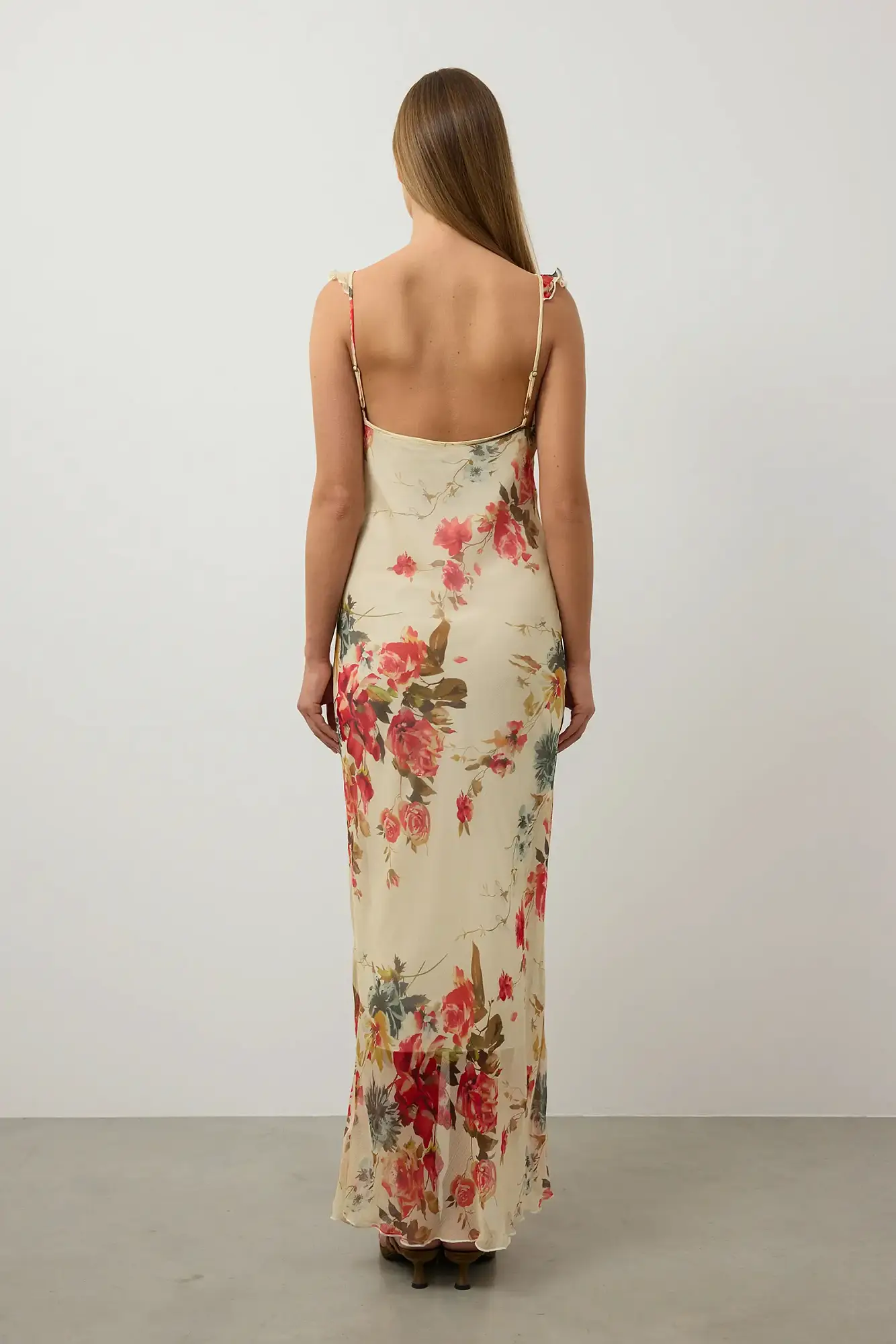 Платье  (S (42RU), светло-бежевый). Избражение № 4