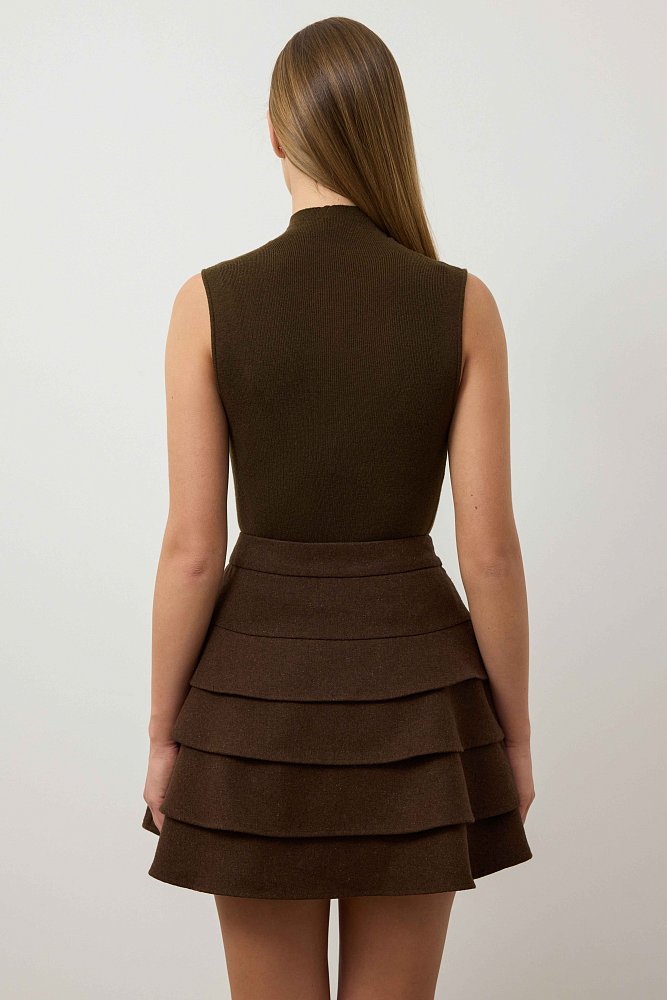 Юбка  (M (44RU), коричневый). Изображение № 3