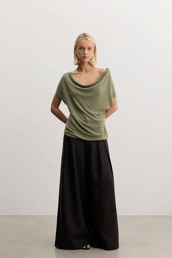 Топ (onesize (42-46RU), эвкалиптовый). Изображение № 6