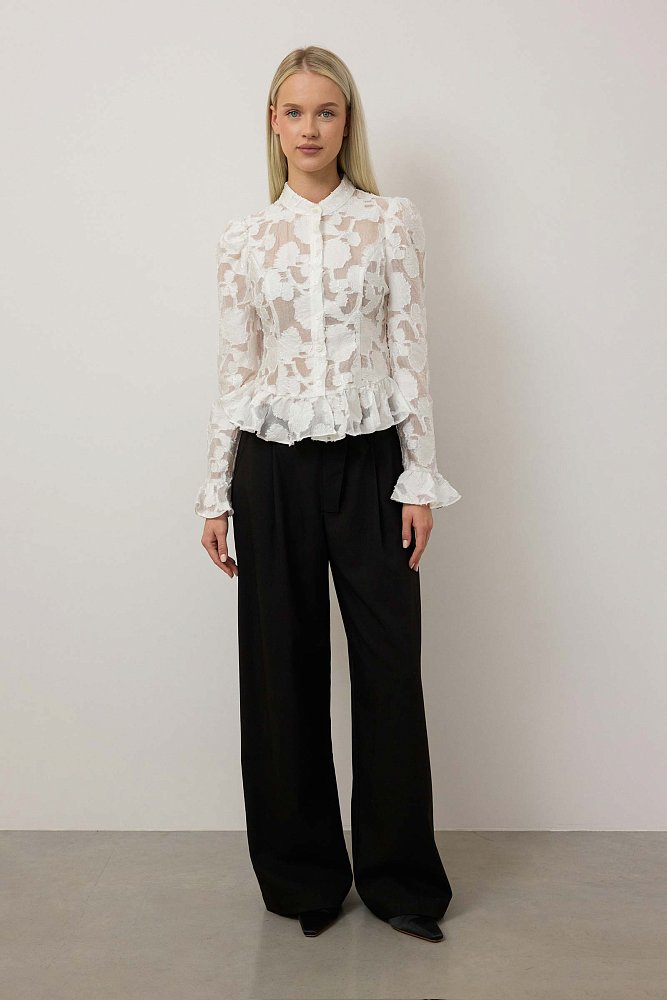 Блуза (M (44RU), белый). Изображение № 4