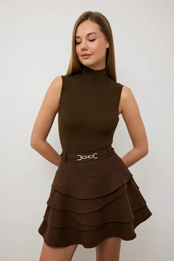 Юбка  (M (44RU), коричневый). Изображение № 1
