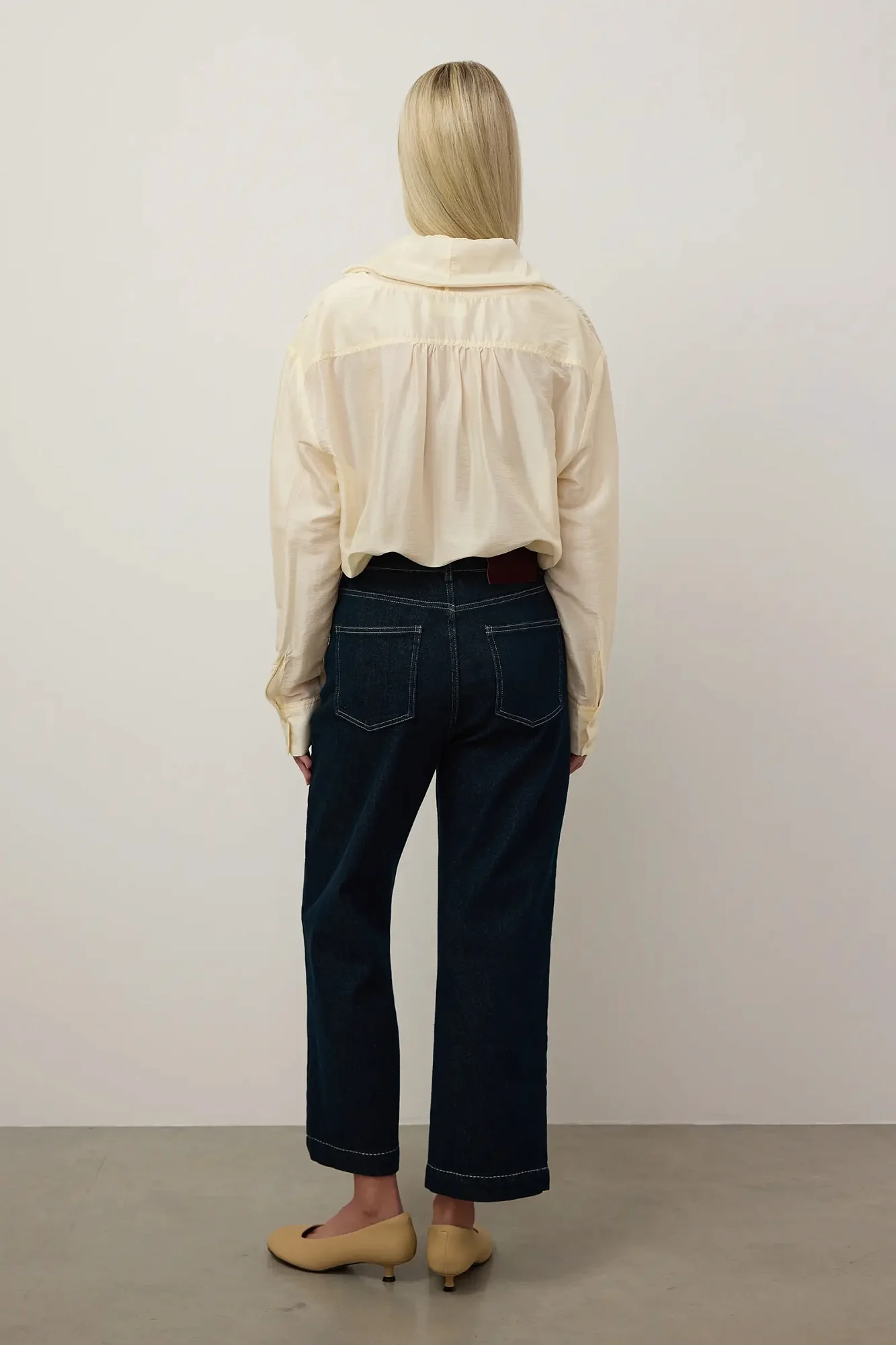 Блуза (M (44RU), сливочный). Избражение № 3