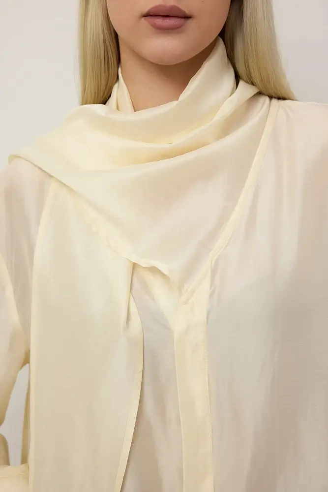 Блуза (M (44RU), сливочный). Изображение № 5