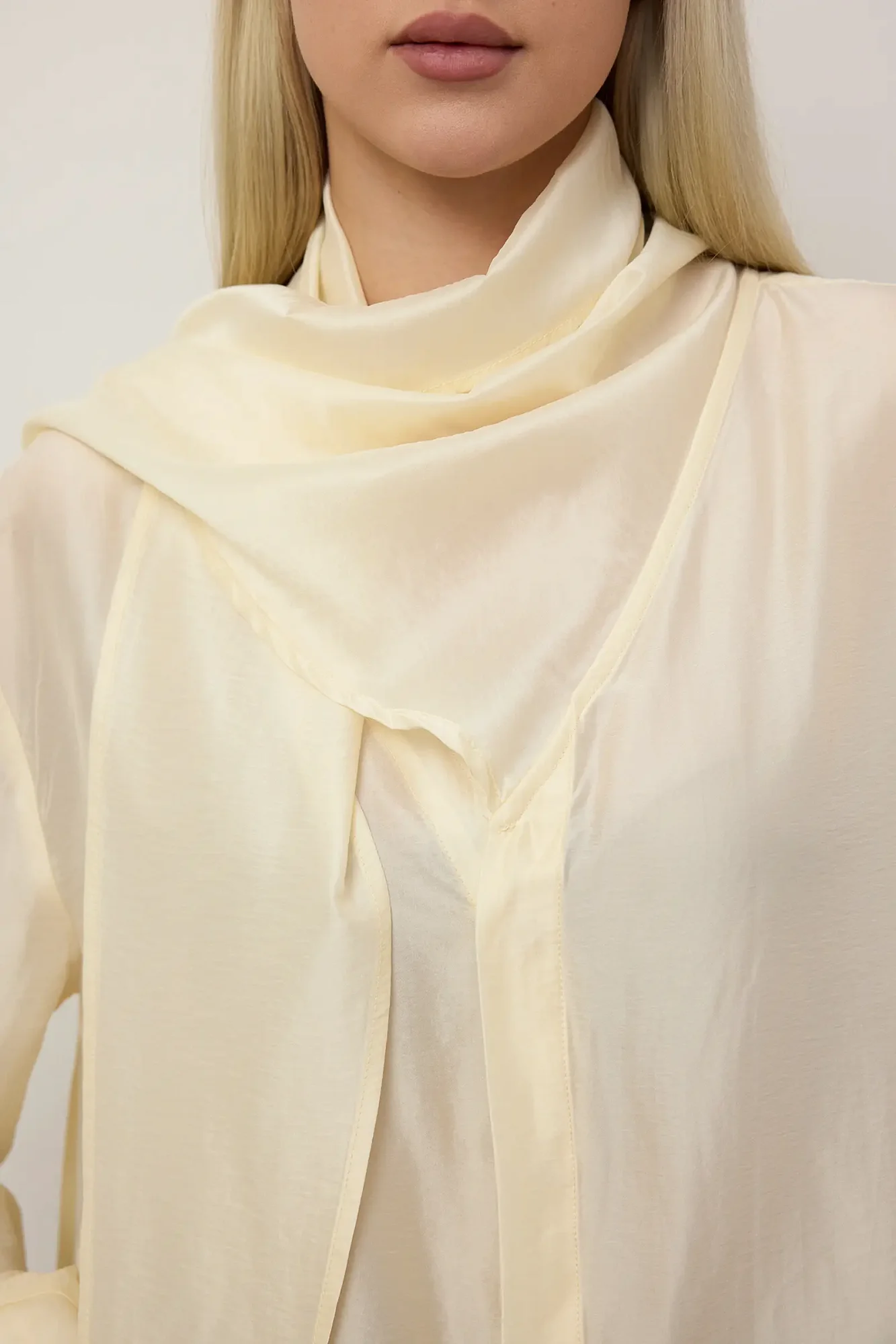 Блуза (M (44RU), сливочный). Избражение № 5