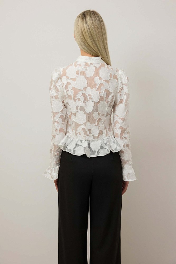 Блуза (M (44RU), белый). Изображение № 3