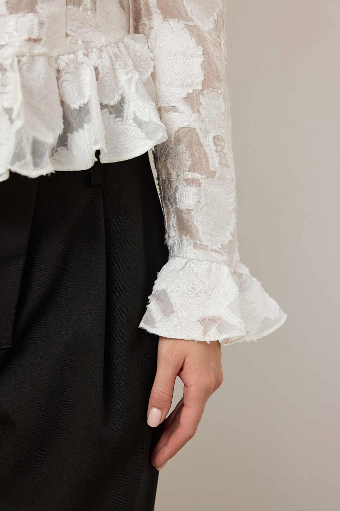 Блуза (M (44RU), белый). Изображение № 6