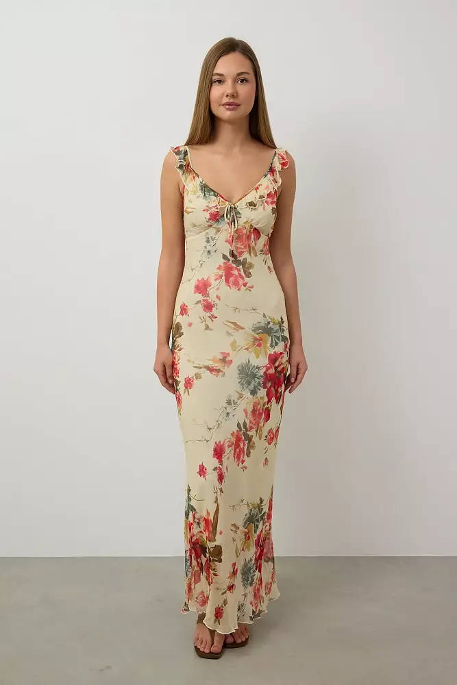 Платье  (S (42RU), светло-бежевый). Изображение № 1