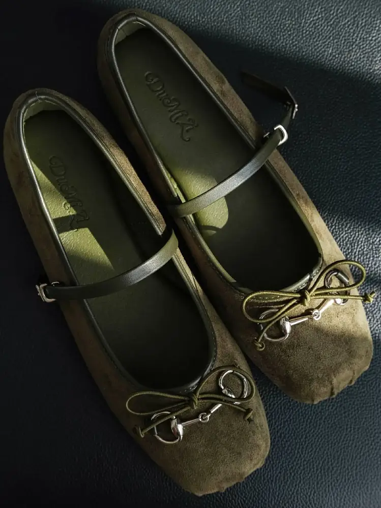 балетки (38, болотный). Изображение № 1