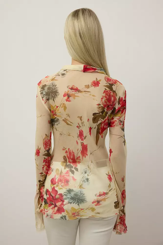 Блузы (S (42RU), светло-бежевый). Изображение № 3