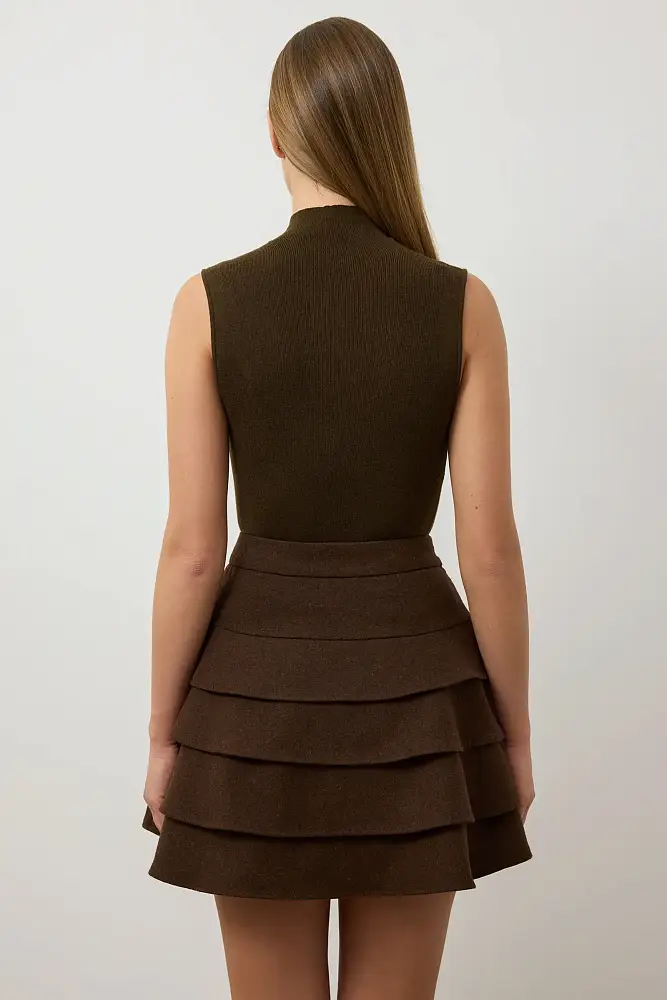 Юбка  (M (44RU), коричневый). Изображение № 3