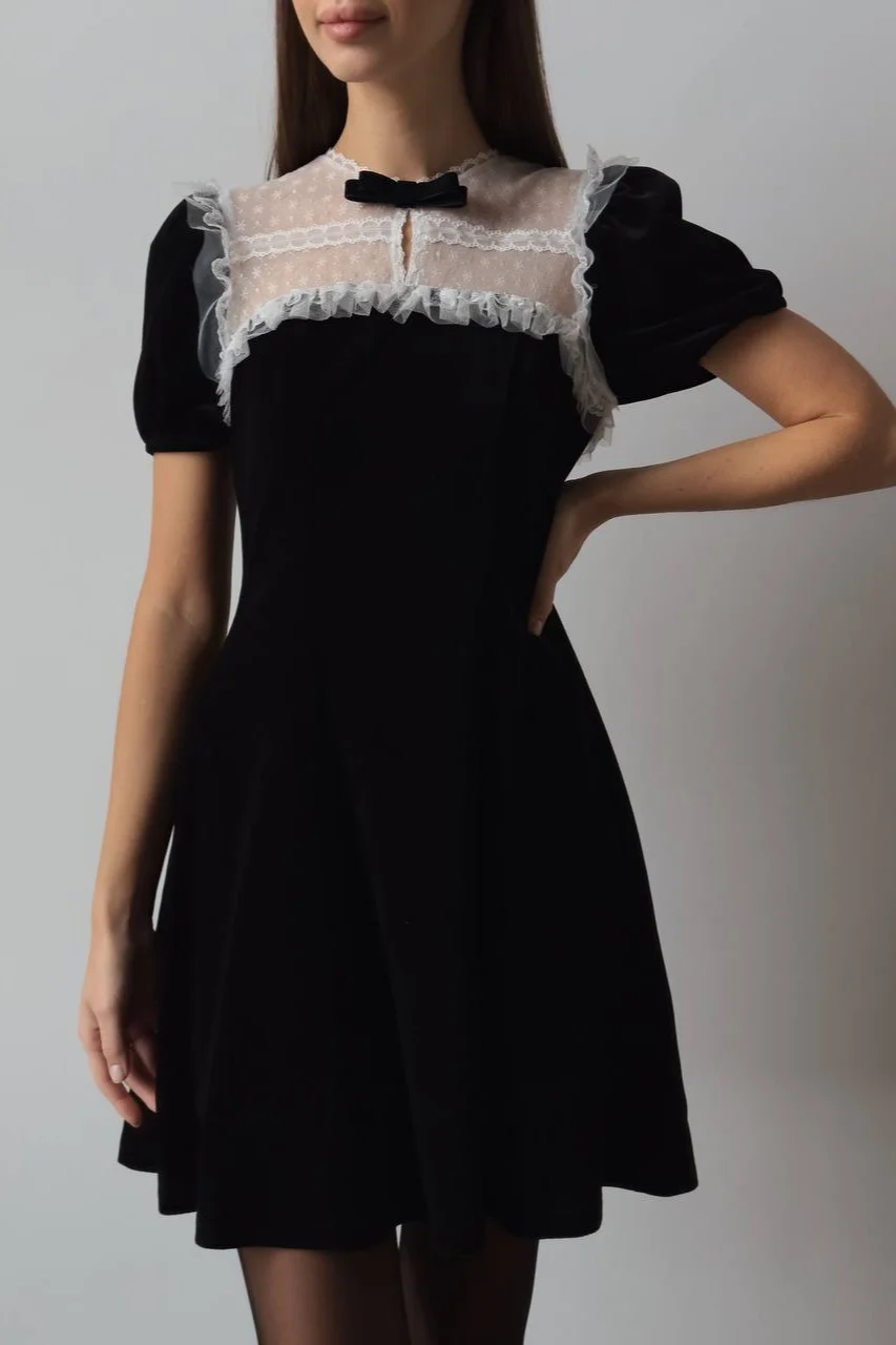 Платье (S (42RU), чёрный). Избражение № 2