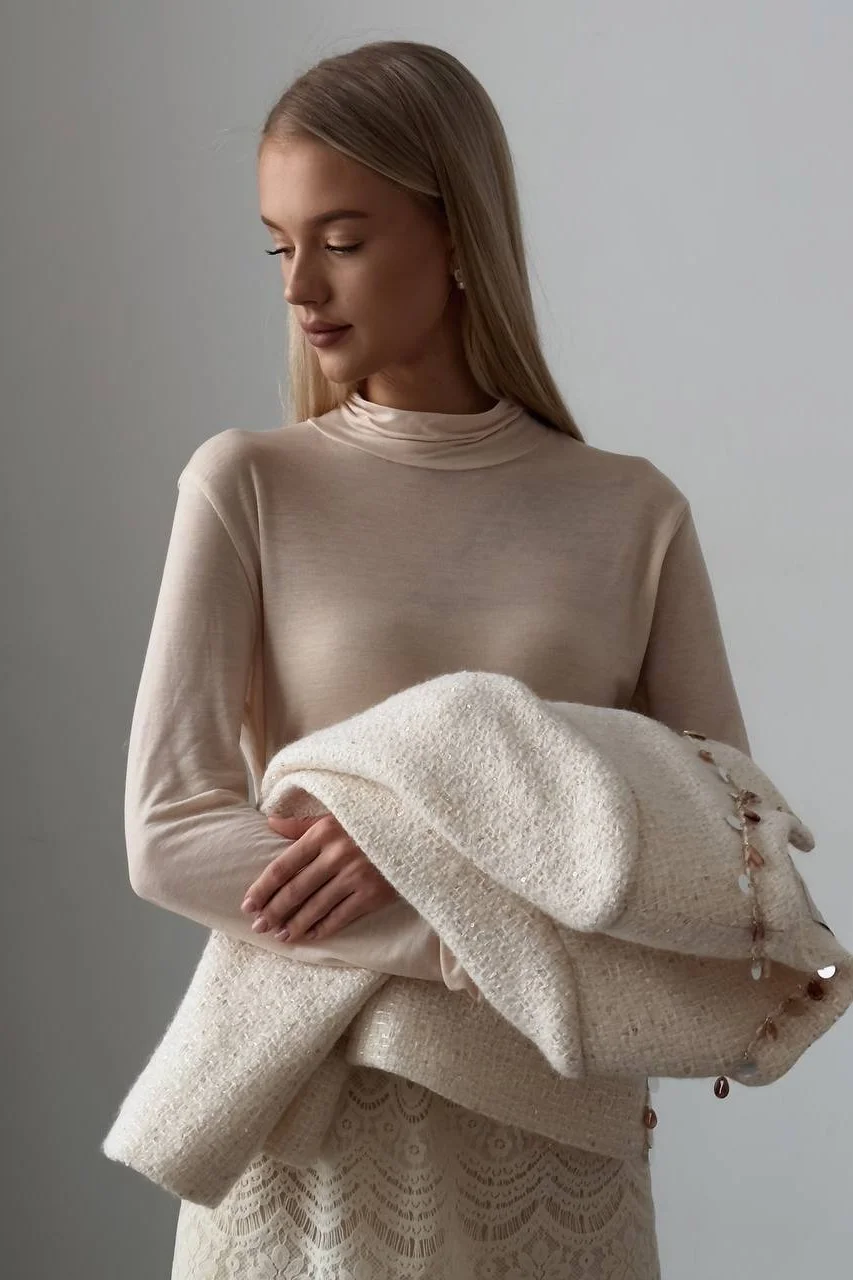 водолазка (onesize (42-46RU), персиковый). Избражение № 1