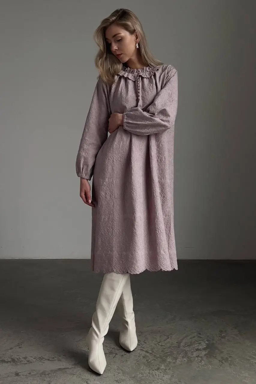 Платье (oversize, лавандовый). Избражение № 1