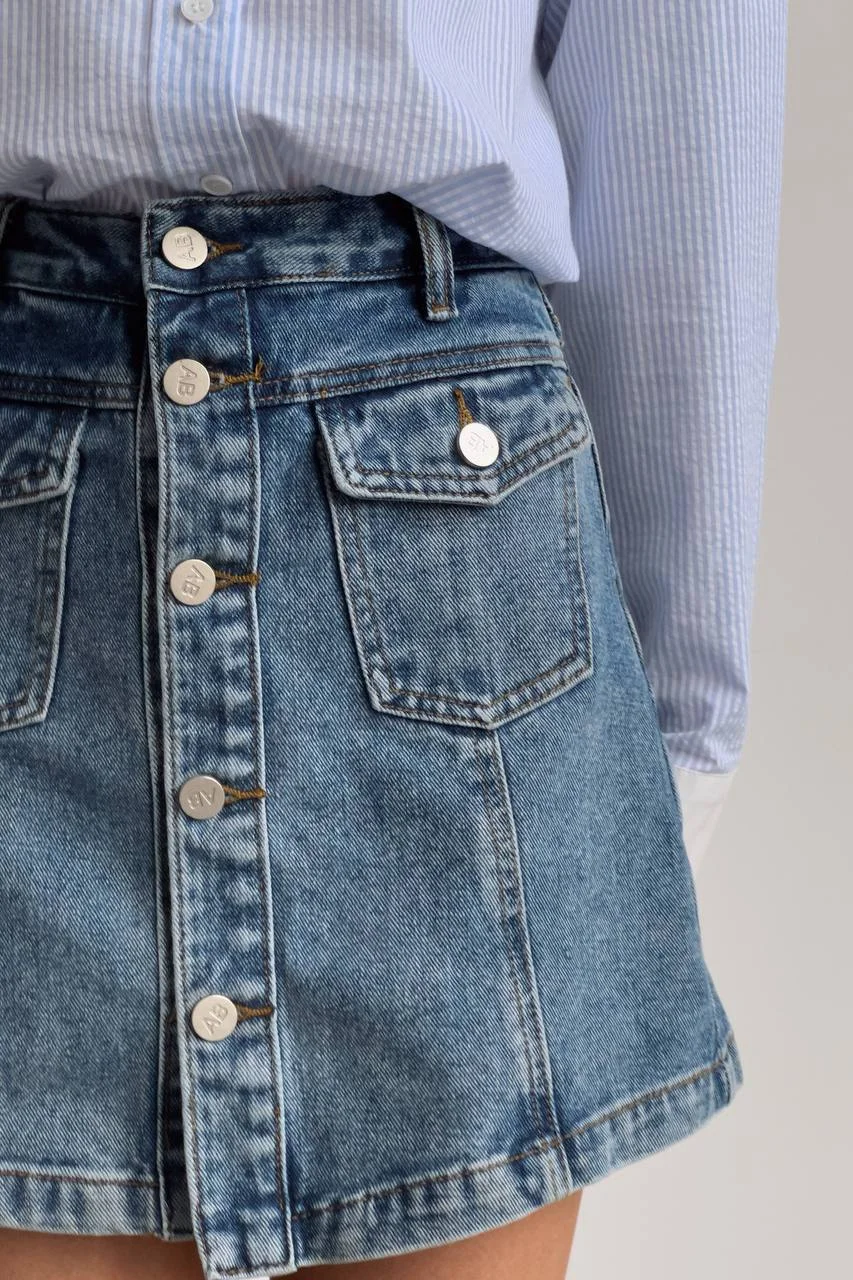 Юбка  (L (46RU), синий). Избражение № 3