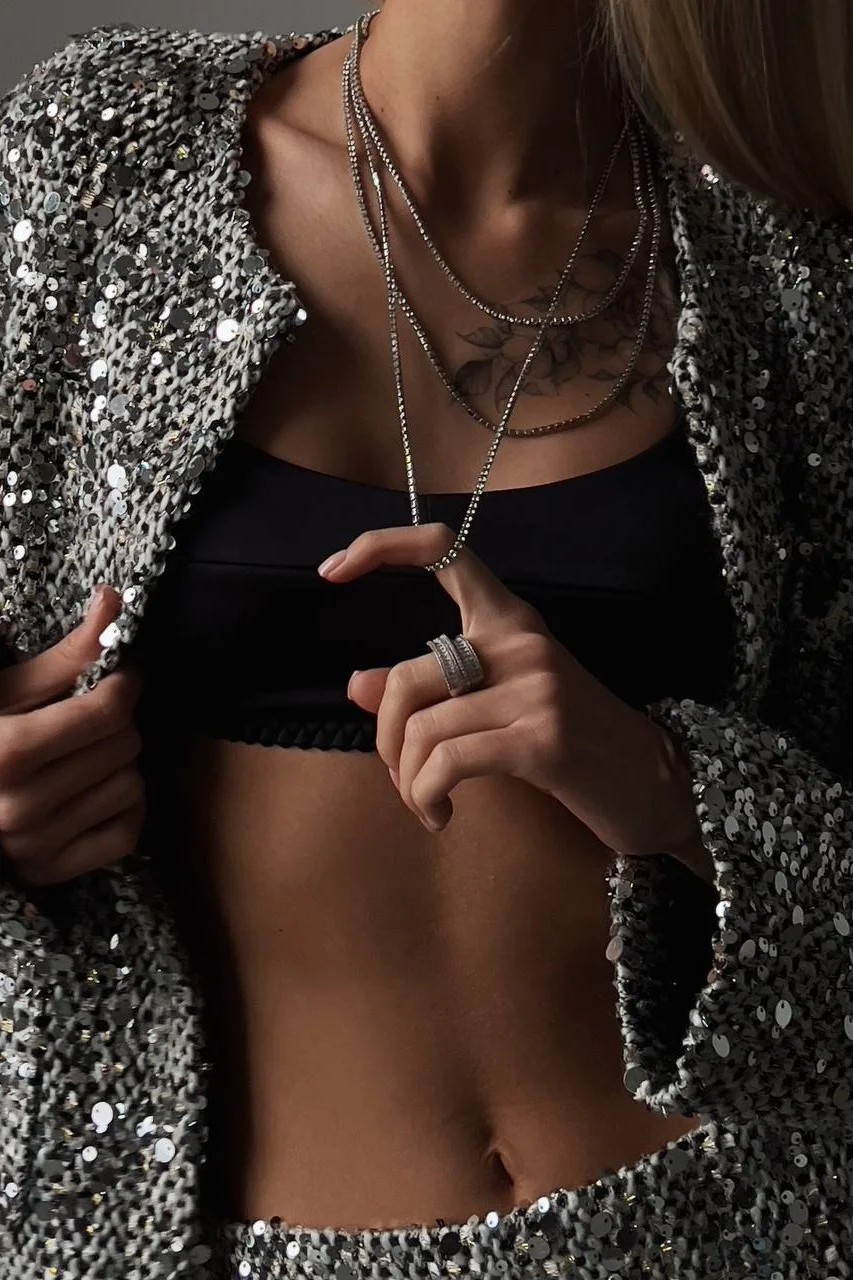 Колье (серебристый). Избражение № 1