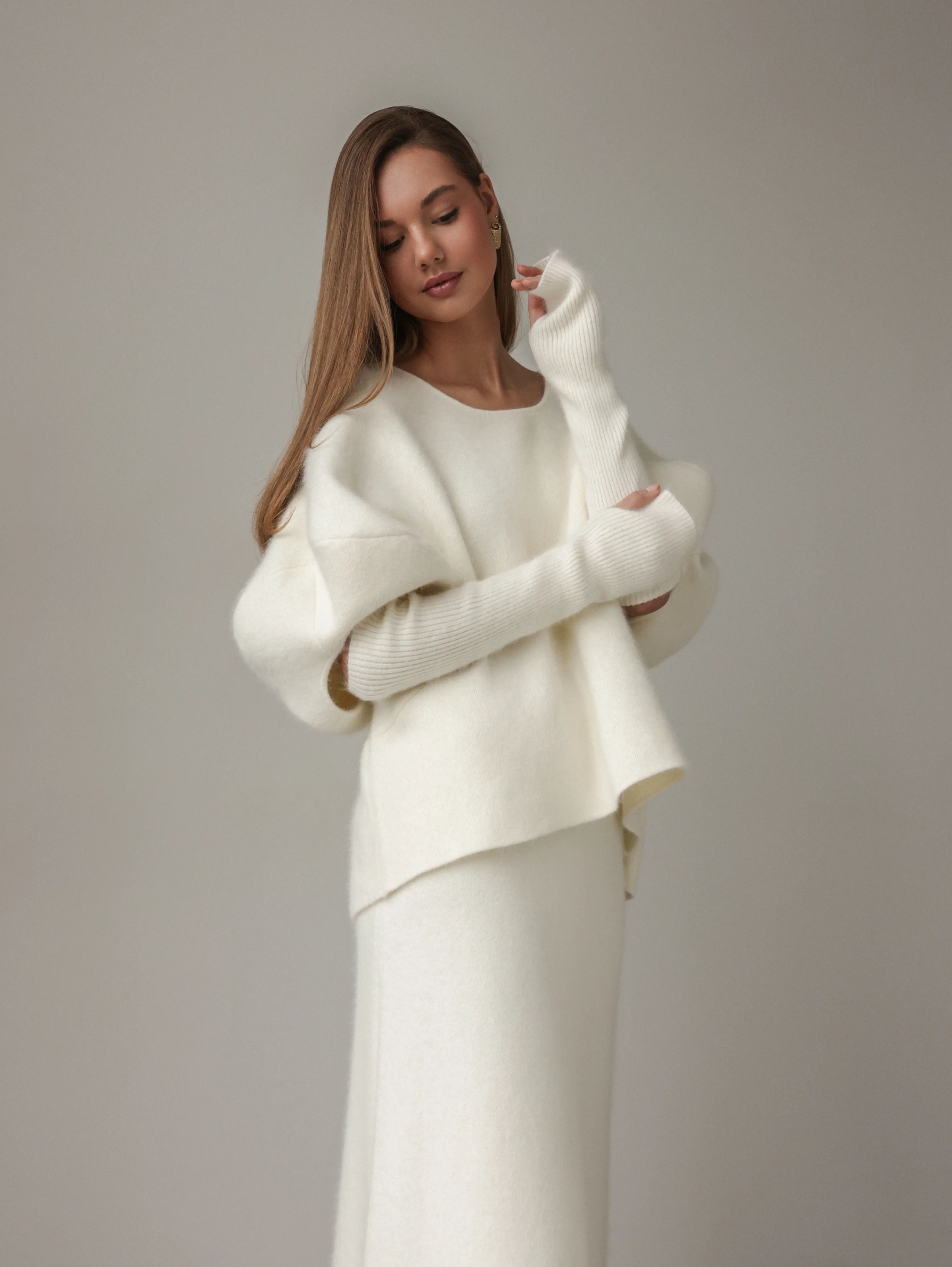 Джемпер (onesize (42-46RU), молочный). Изображение № 1