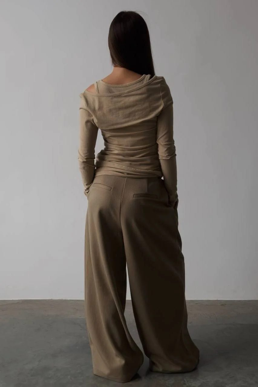 брюки (S, песочный). Избражение № 4