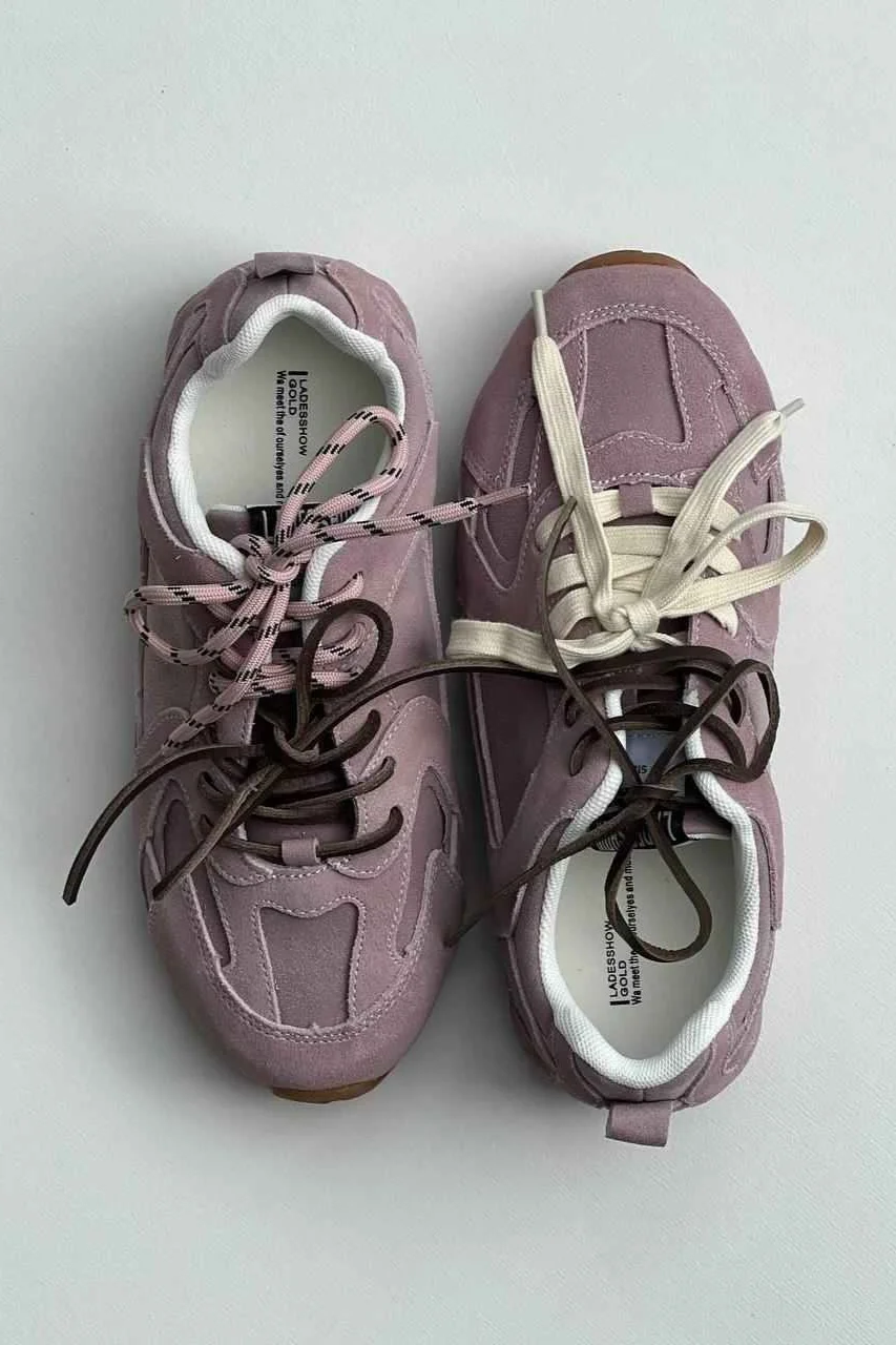 кроссовки (38, пыльно-розовый). Избражение № 1