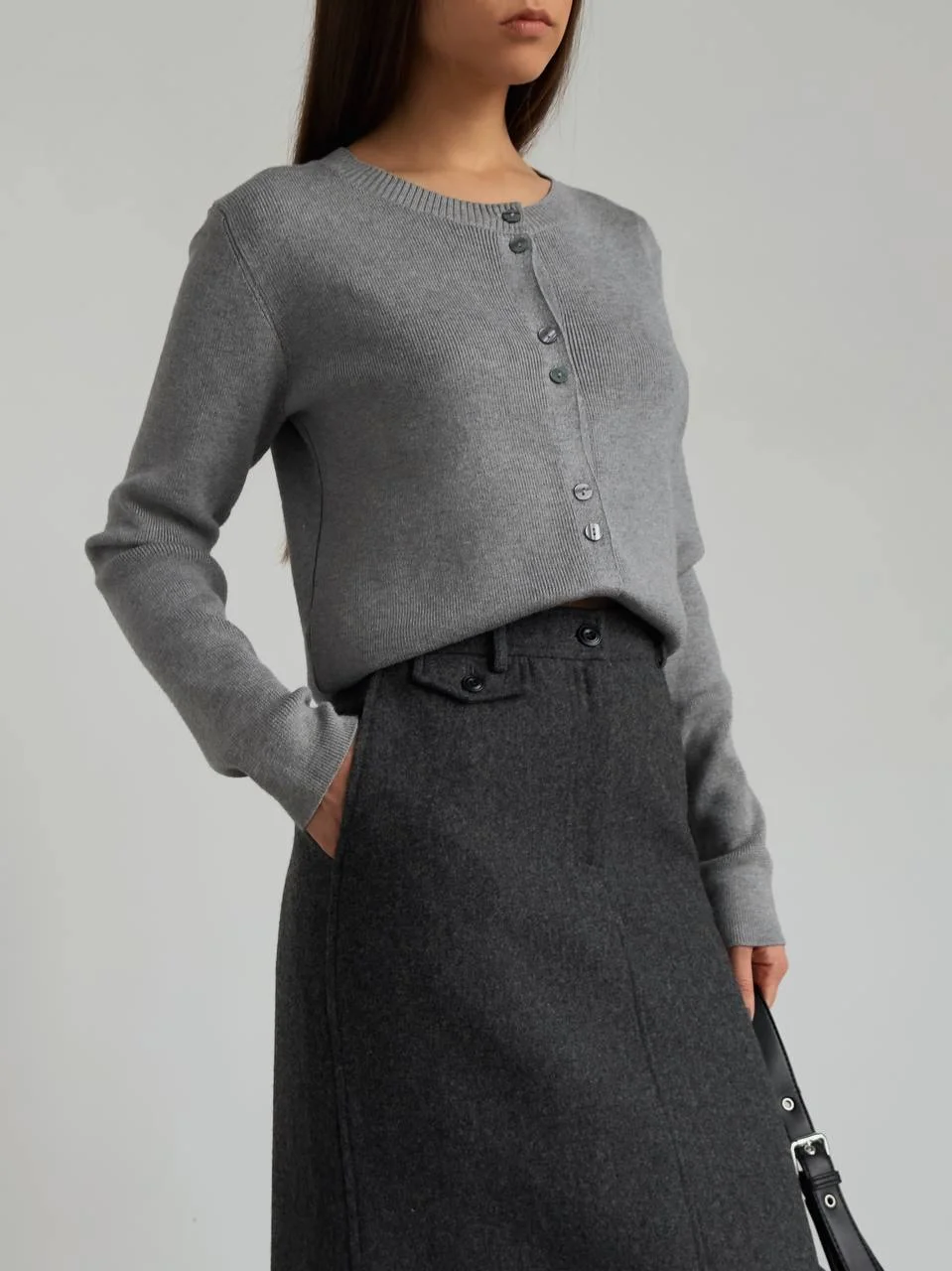 Юбка (L (46RU), серый). Избражение № 3