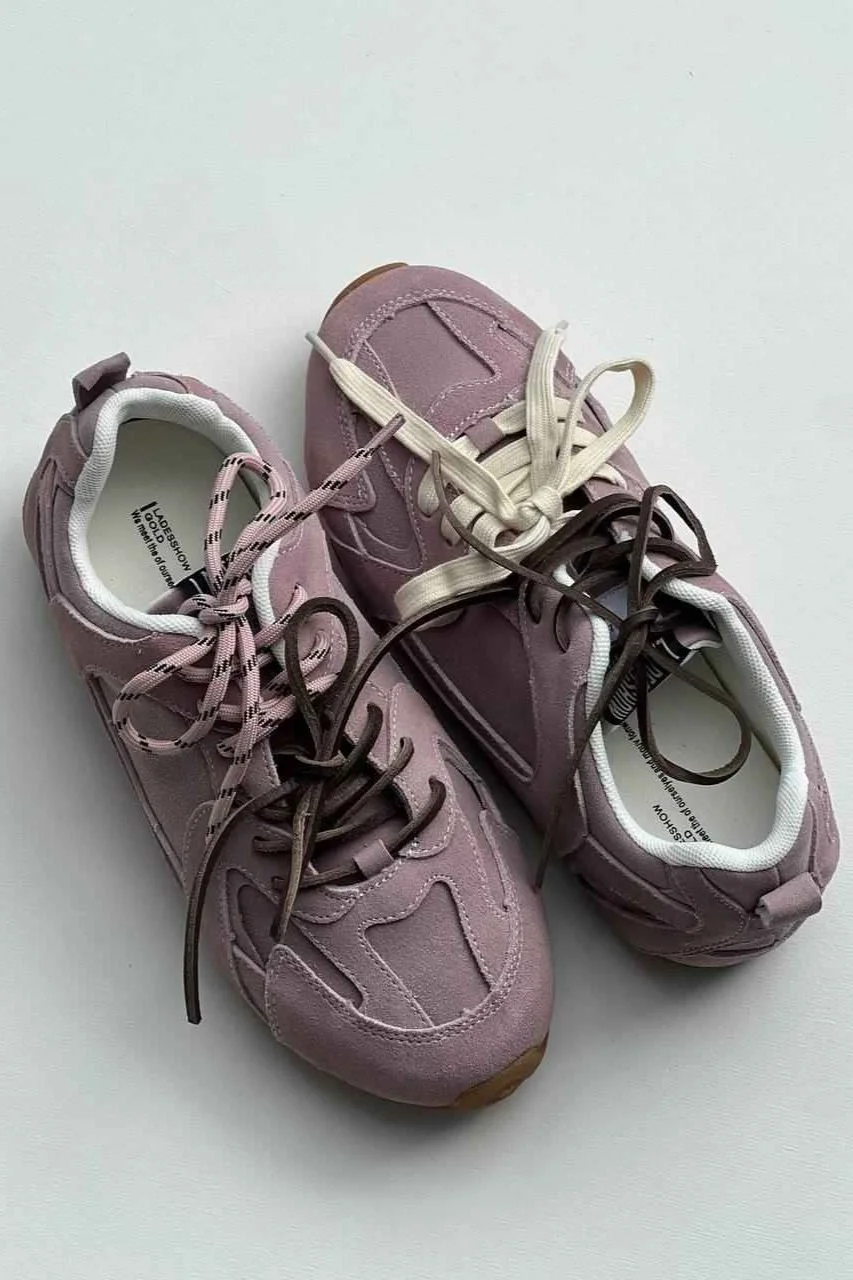 кроссовки (38, пыльно-розовый). Избражение № 2