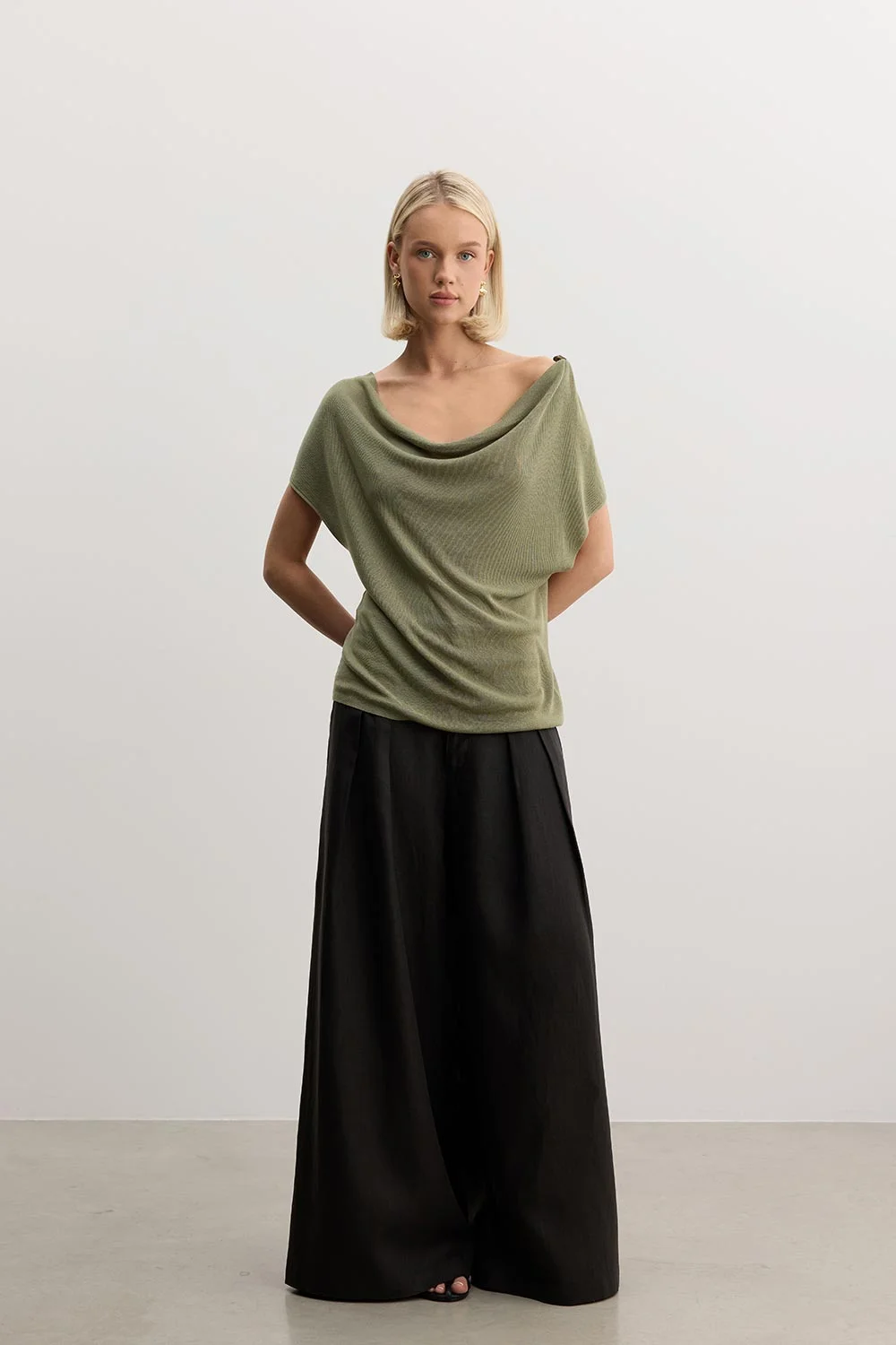 Топ (onesize (42-46RU), эвкалиптовый). Изображение № 6