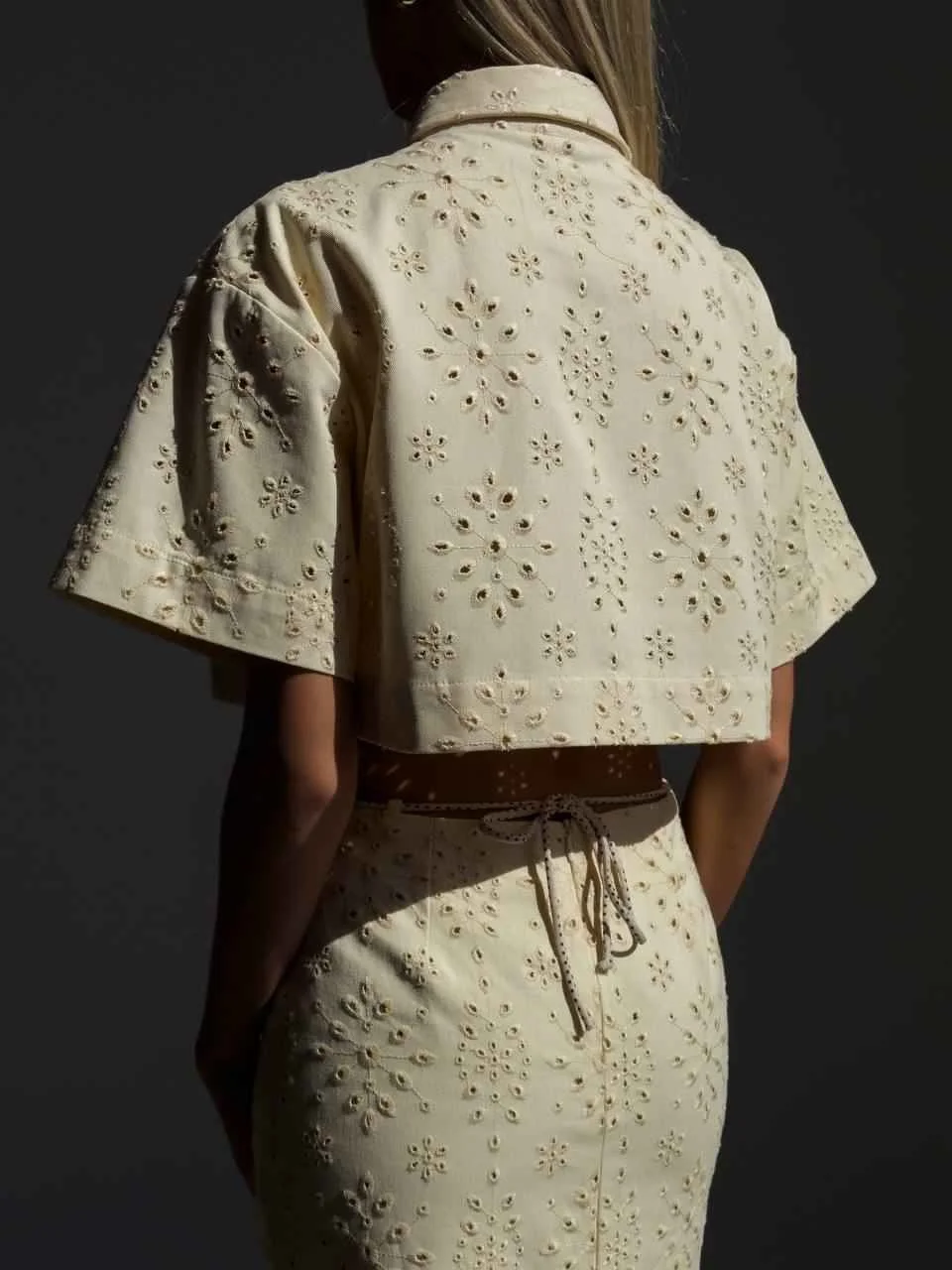 рубашка (M (44), светло-бежевый). Избражение № 4