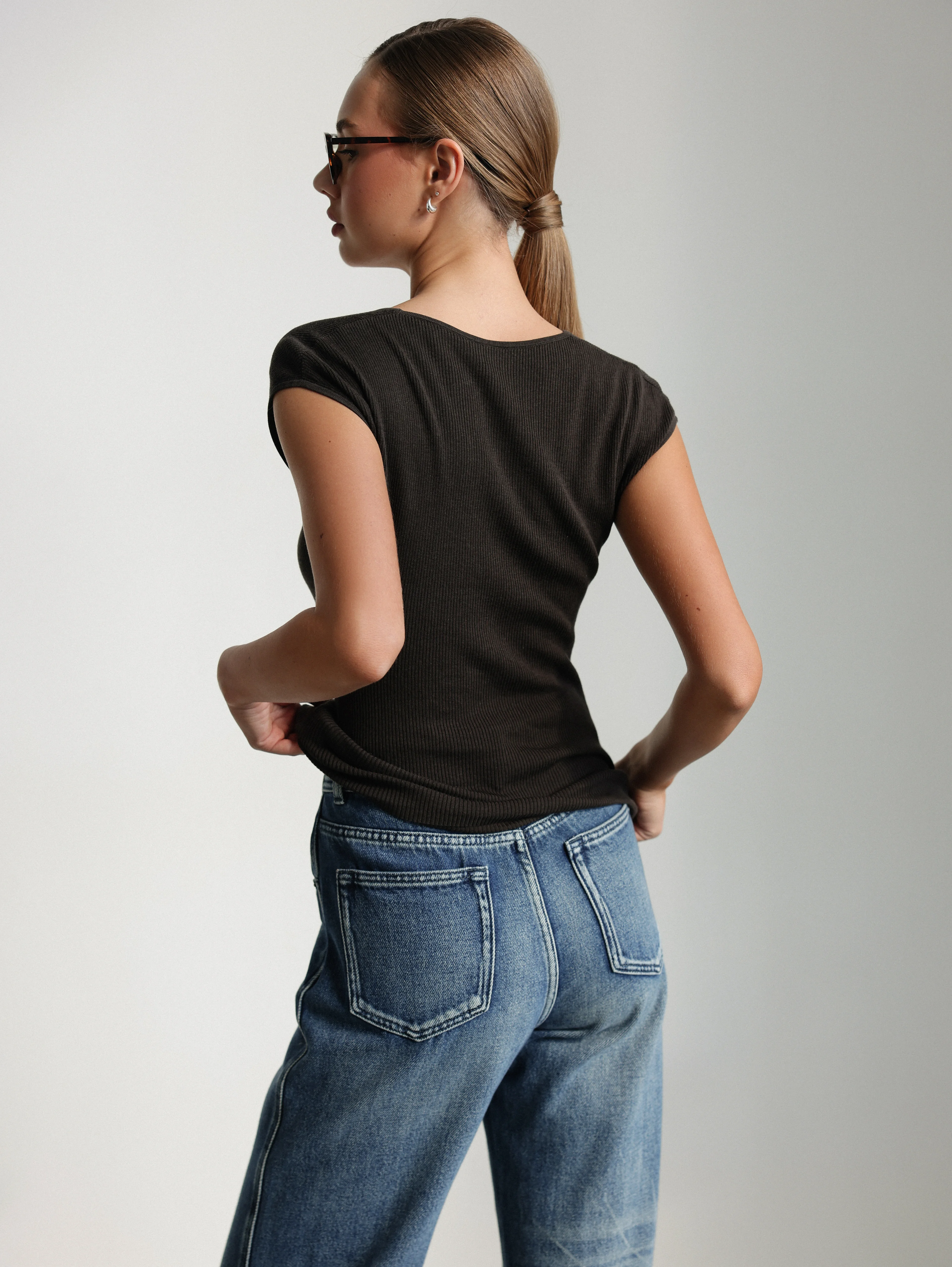 Топ (onesize (42-46RU), тёмно-коричневый). Избражение № 3