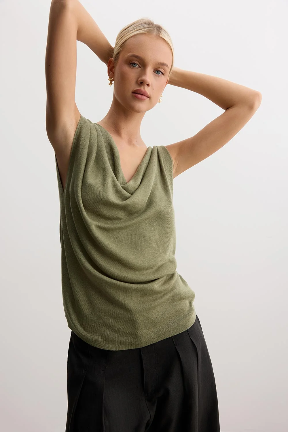 Топ (onesize (42-46RU), эвкалиптовый). Изображение № 5