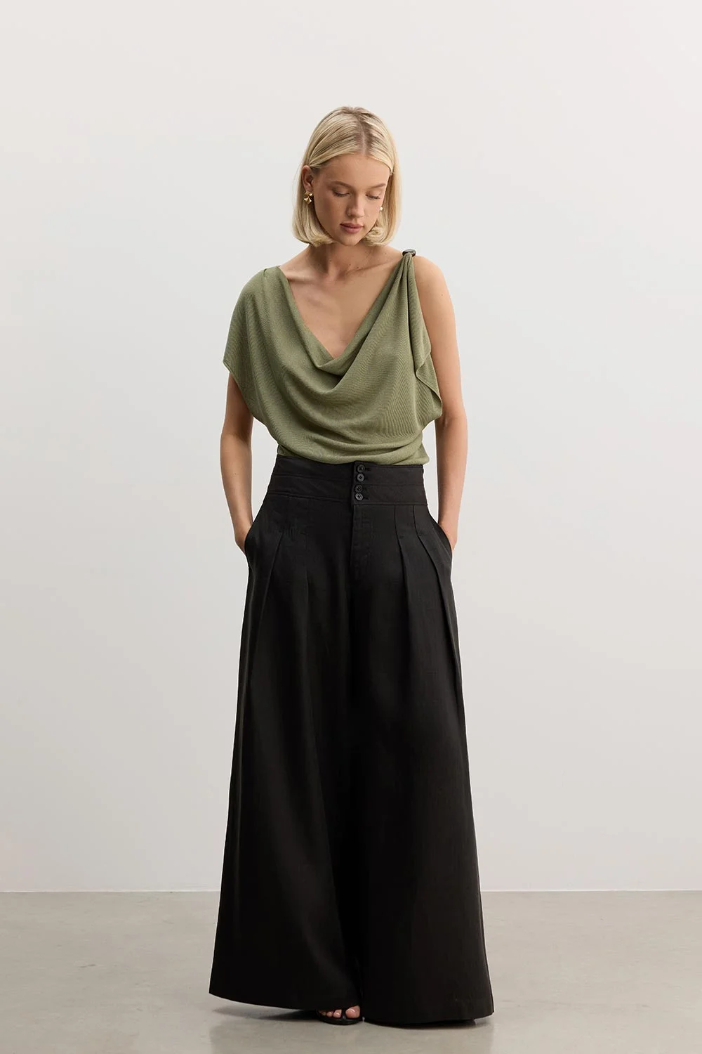 Топ (onesize (42-46RU), эвкалиптовый). Изображение № 2