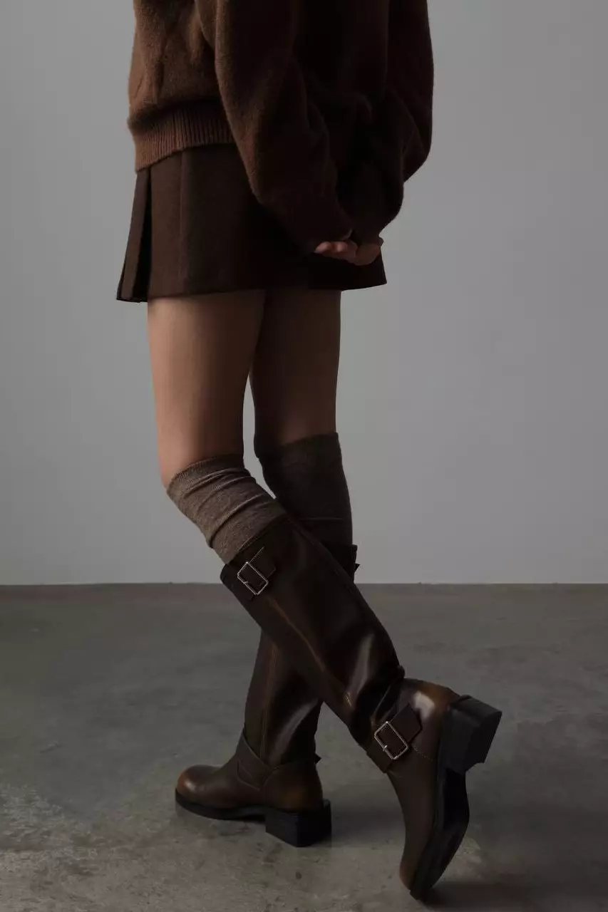 Сапоги (36, кофейный). Избражение № 5