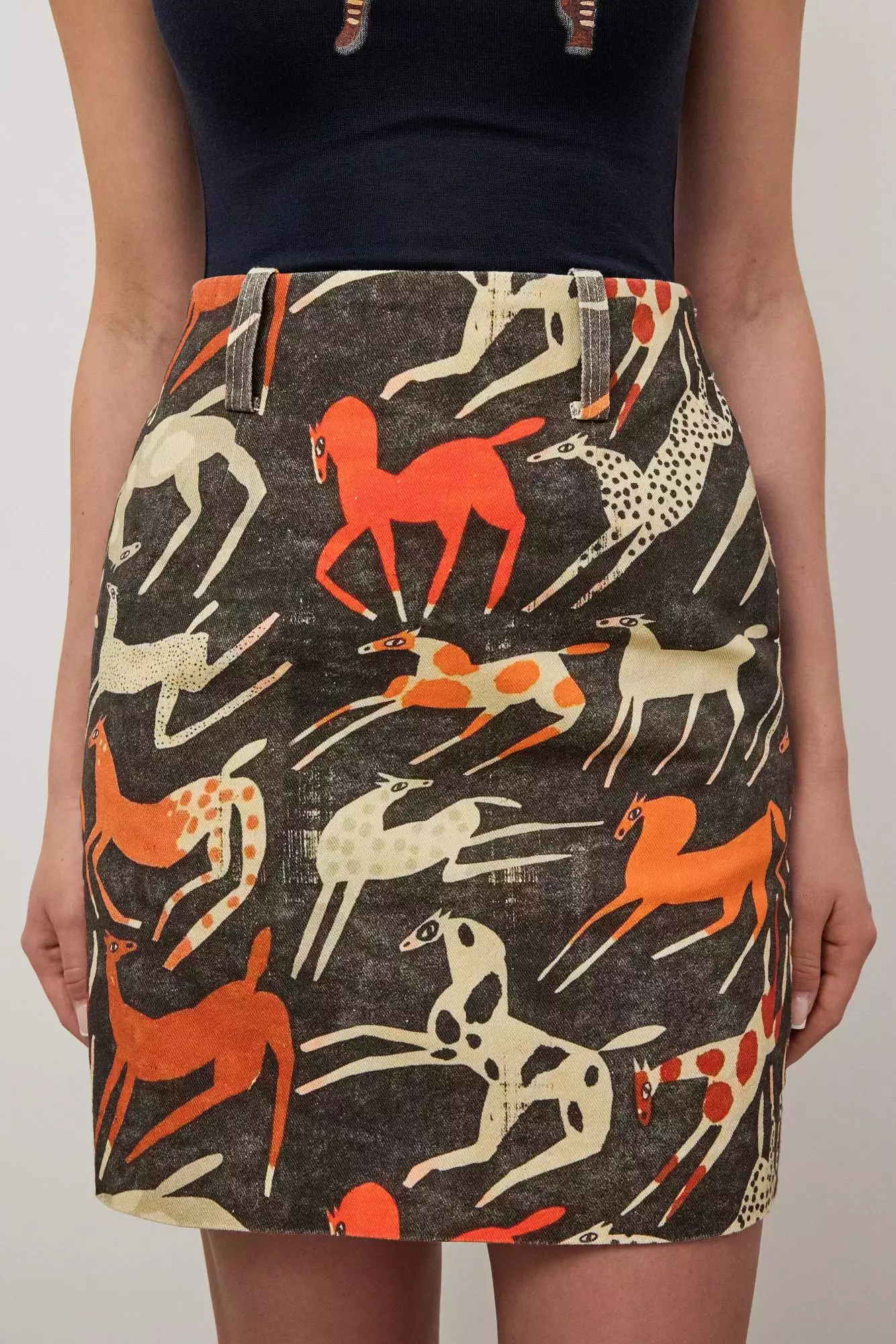 Юбка (S (42RU), серо-коричневый). Избражение № 4