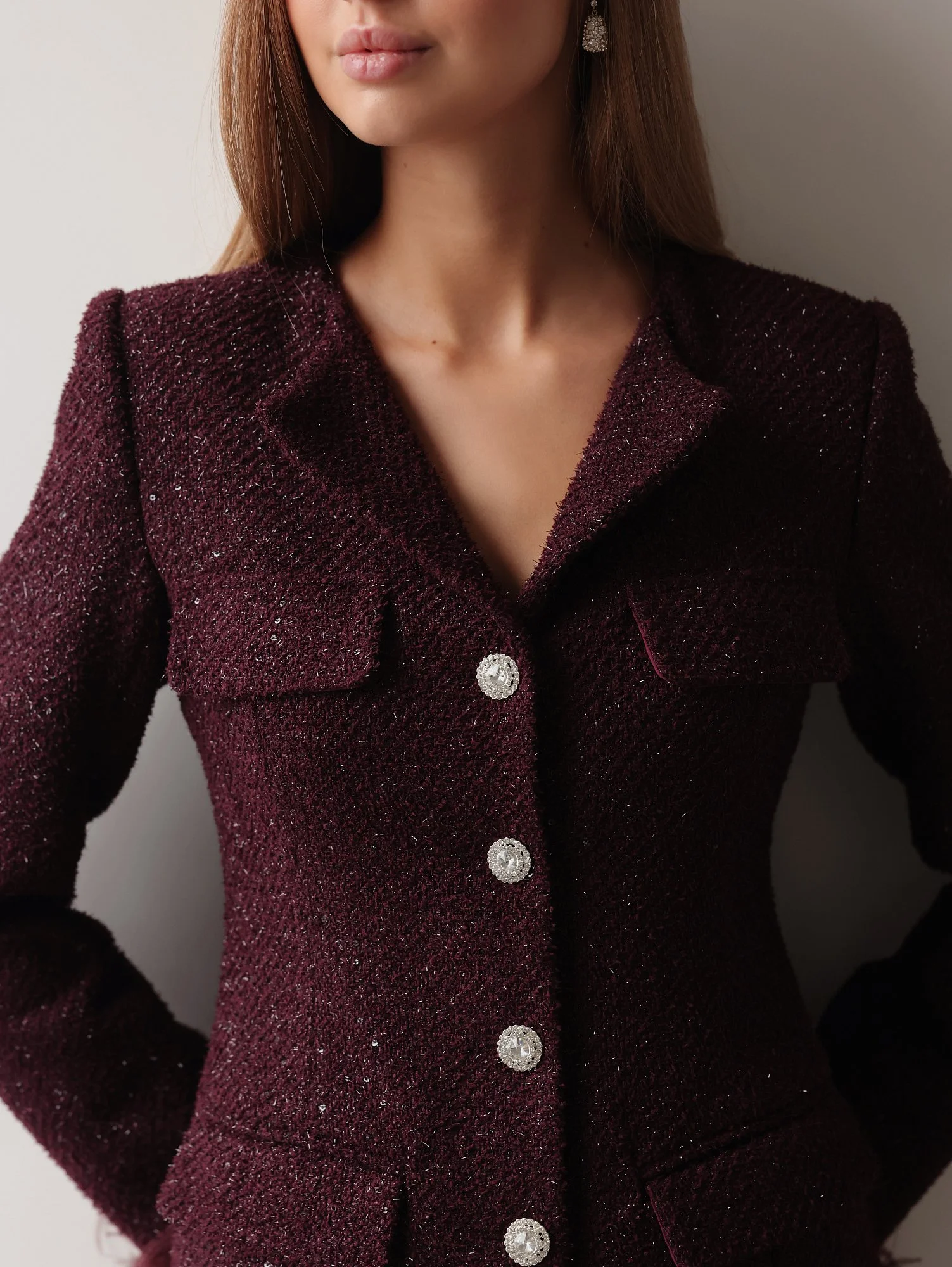 Платье (M (44), сливовый). Избражение № 3