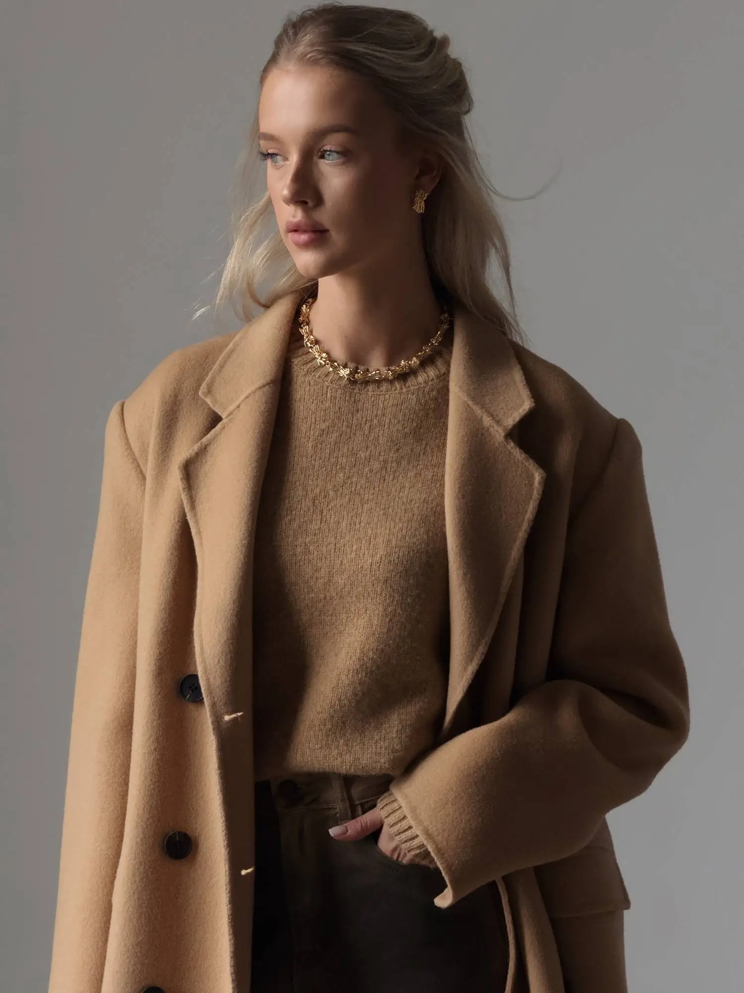 пальто (бежевый). Избражение № 3