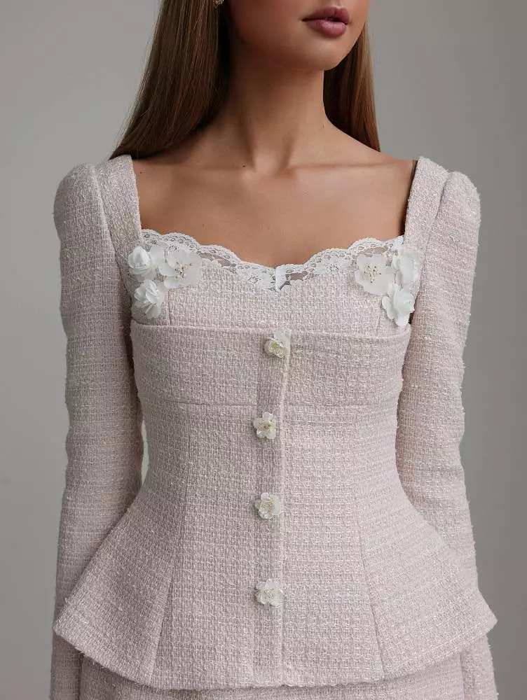 Платье (M (44RU), бледно-розовый). Изображение № 3