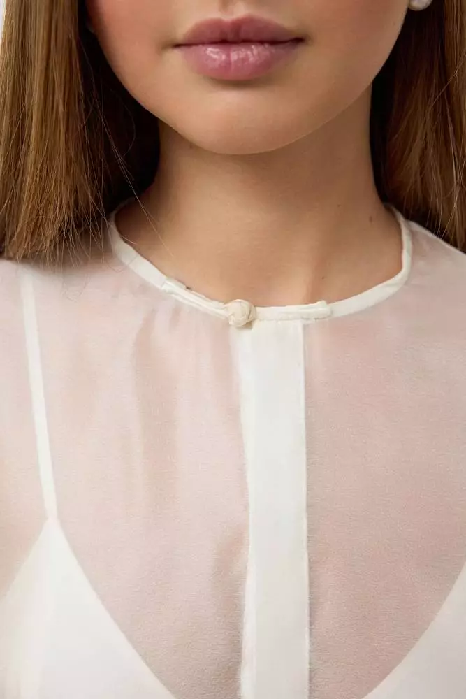 Блуза (M (44RU), молочный). Изображение № 4