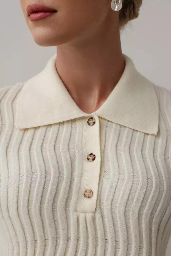 Топ (M (44RU), молочный). Изображение № 4