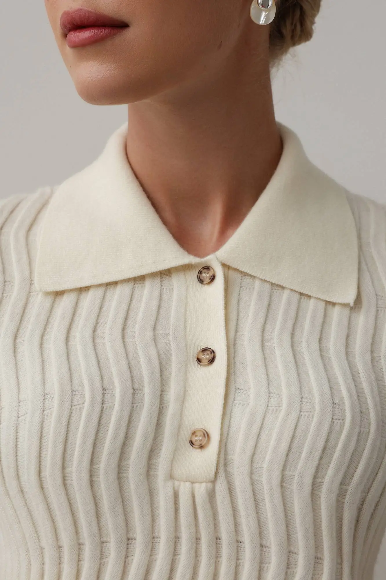 Топ (M (44RU), молочный). Избражение № 4