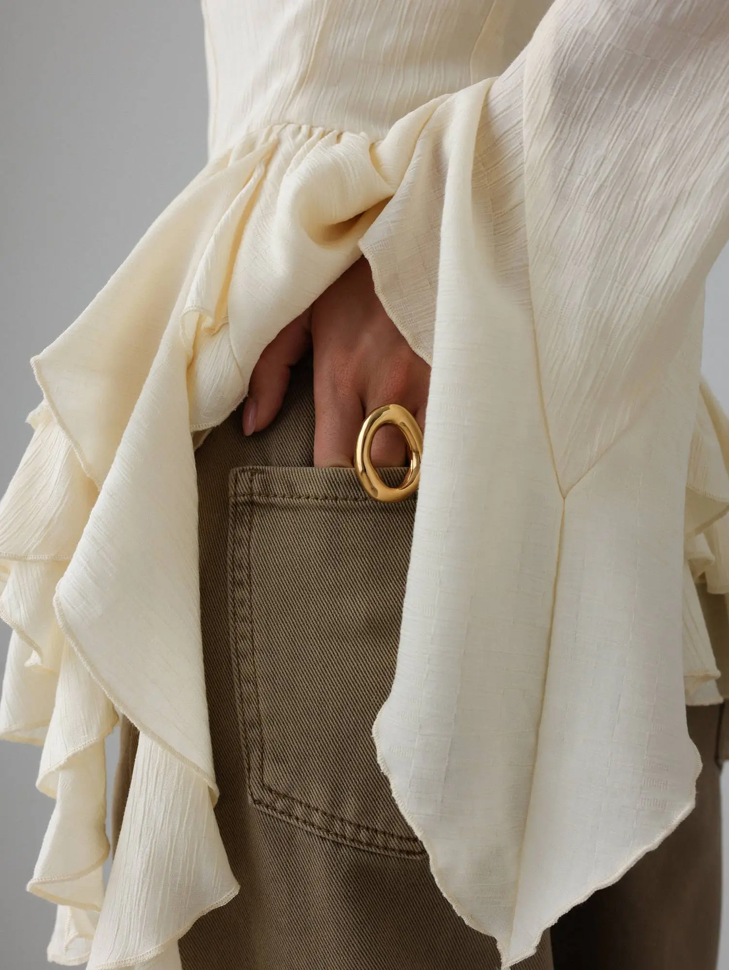 Топ (S (42RU), сливочный). Избражение № 5