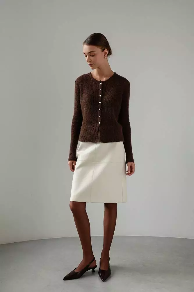 Кардиган (onesize (42-46RU), коричневый). Изображение № 2