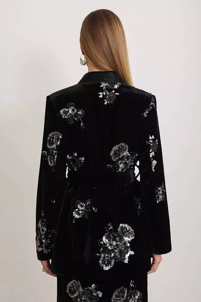 Жакет (M (44RU), чёрный). Изображение № 5