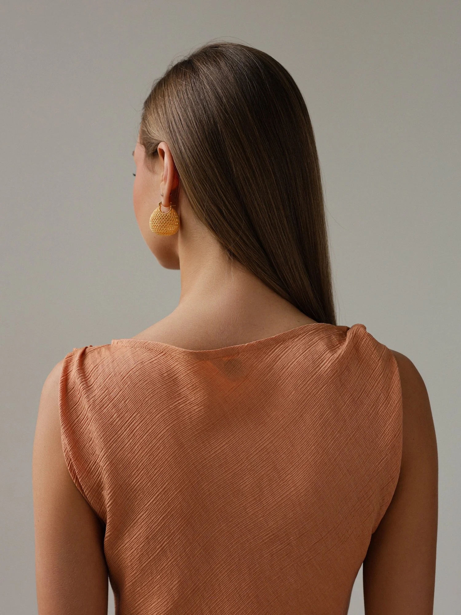 Платье (S (42RU), охра). Избражение № 6