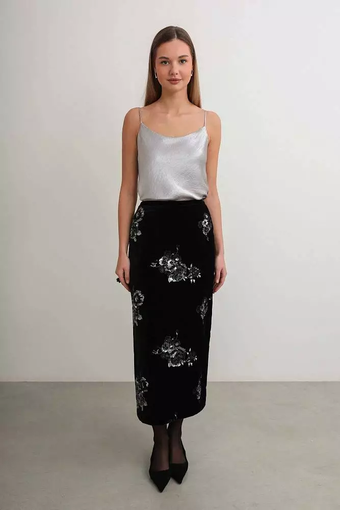 Юбка  (S (42RU), чёрный). Изображение № 1